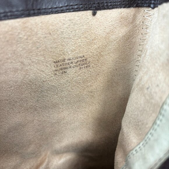 Michael Kors Gansevoort Dark Brown Mid Calf Boot 9.5 with gold-tone hardware - Picture 5 of 15